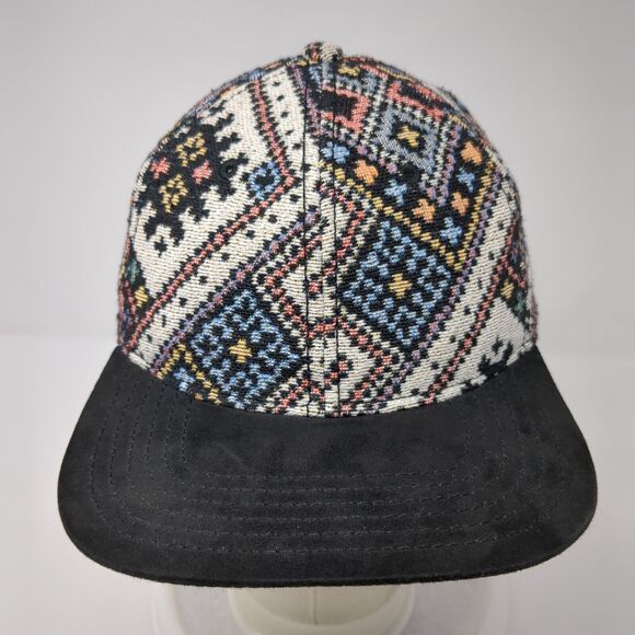 Art Class Snapback Hat Multi One Size Adjustable Geometric Colorblock - Picture 2 of 8